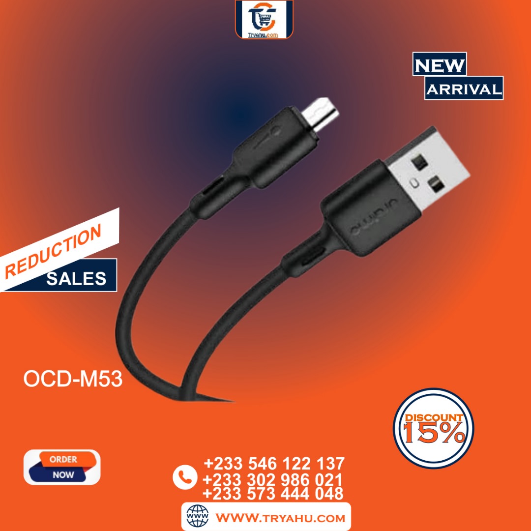 Oraimo Android Cable OCD-M53  Durable Fast-Charge USB Cable